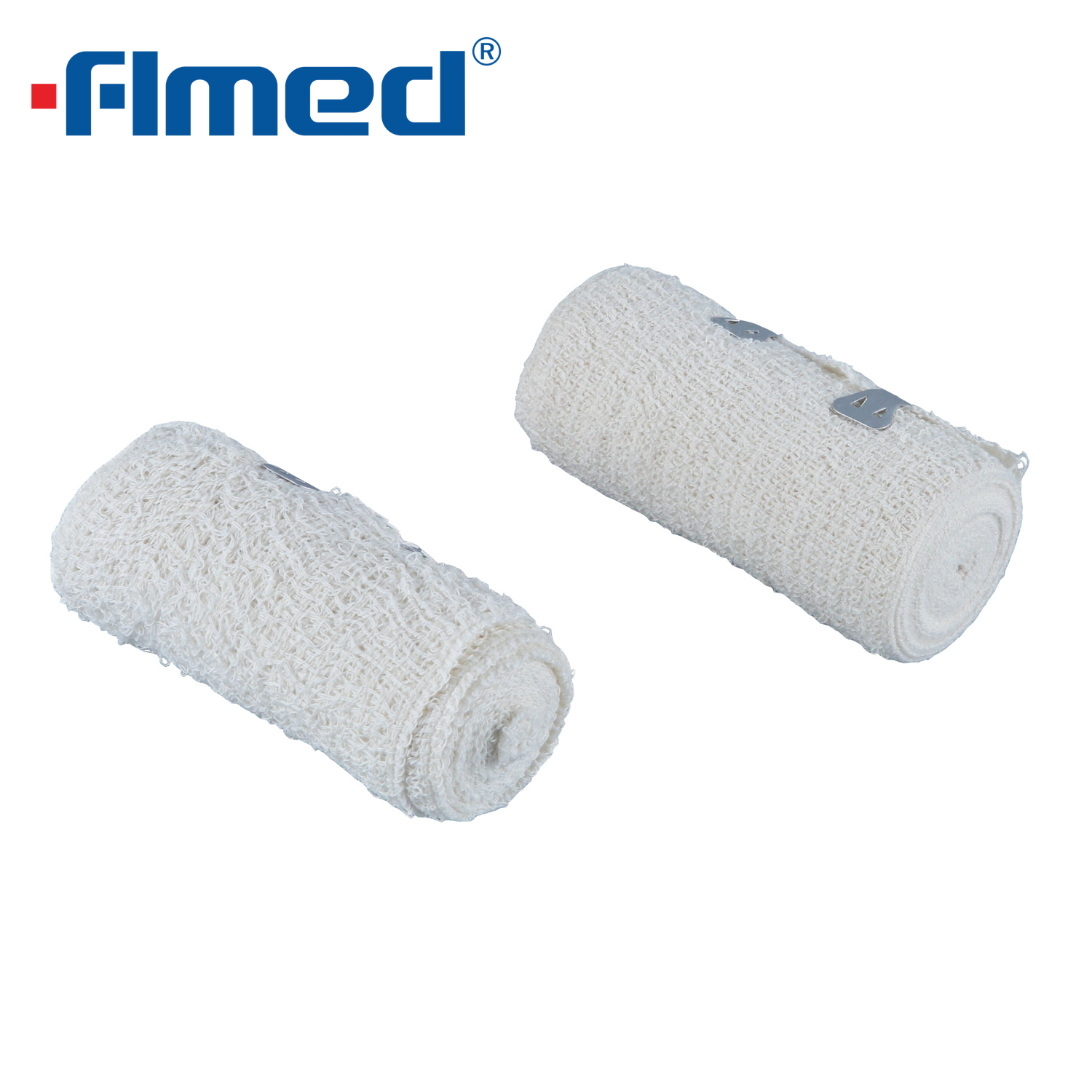 Weich atmungsaktive und komfortable Baumwolle und Spandex Crepe Verband zum Befestigen von Wunden einfache Bandage Elastic Wanderclips