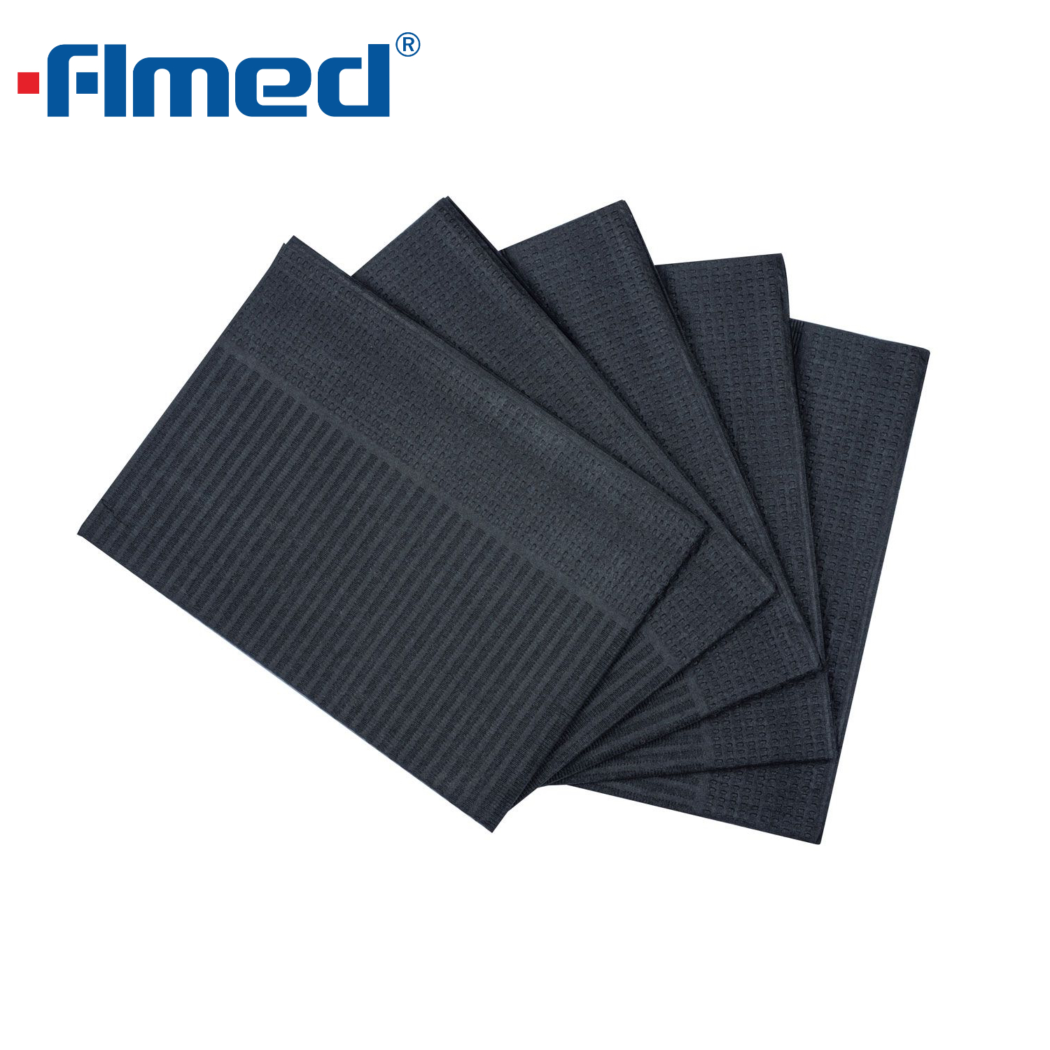 FLMed Dental Patient Lätzchen schwarz 500/Fall