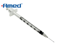 0,3 ml Insulinspritze & Nadel 29 g x 13mm (29 g x 1/2 "Zoll)