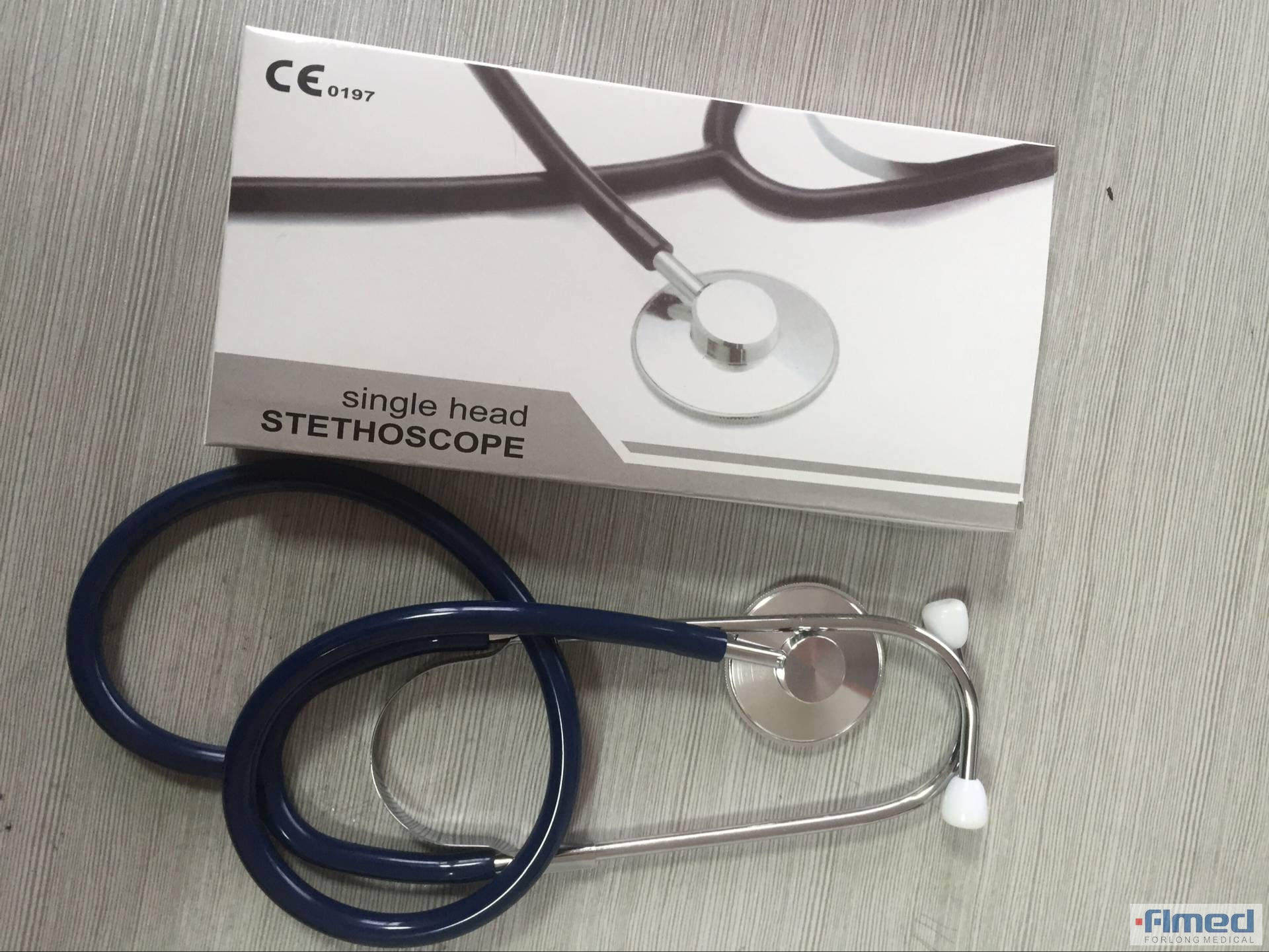Medizinisches Stethoskop-Einzelkopfstethoskop